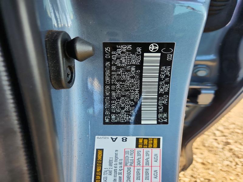 Aukcja sprzedaży 2025 Toyota Corolla Hybrid, vin: JTDBDMHE5S3019116, numer aukcji: 65274916