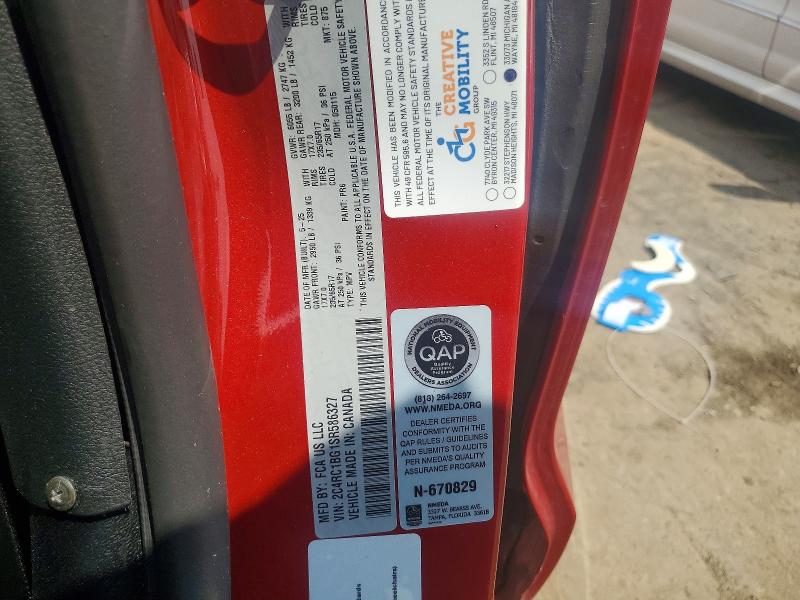 Aukcja sprzedaży 2025 Chrysler Pacifica, vin: 2C4RC1BG1SR586327, numer aukcji: 64216446