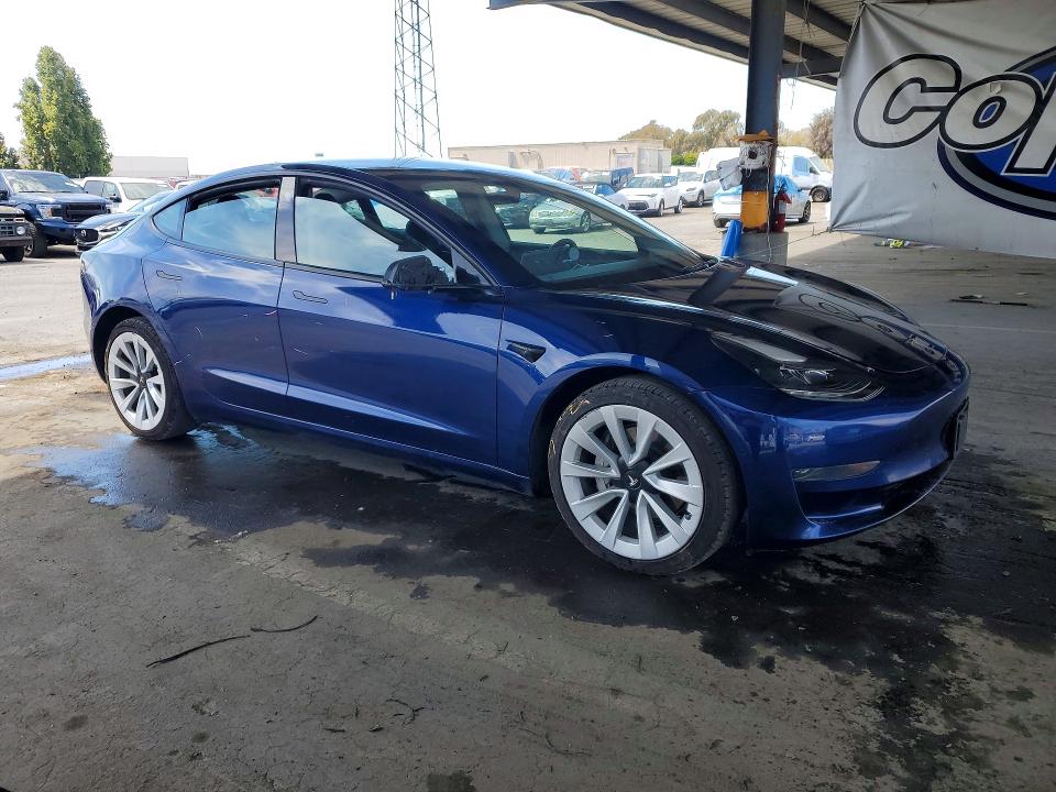 65703656 :رقم المزاد ، 5YJ3E1EAXNF143469 vin ، 2022 Tesla Model 3 مزاد بيع