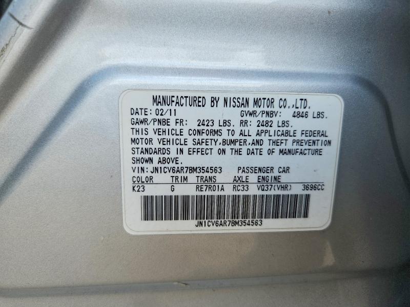 Продаж на аукціоні авто 2011 Infiniti G37 Sedan, vin: JN1CV6AR7BM354563, номер лоту: 65818066