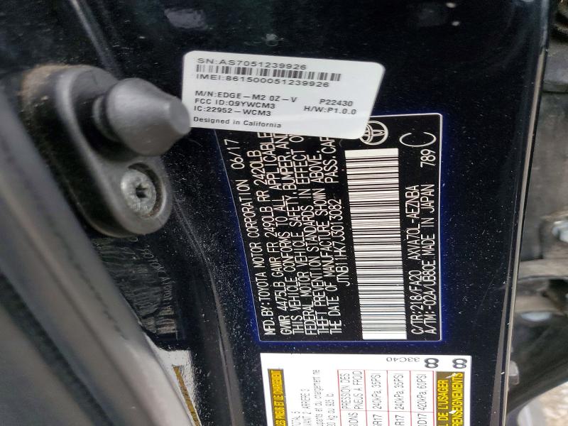 Aukcja sprzedaży 2018 Toyota Camry, vin: JTNB11HK7J3013082, numer aukcji: 65570506