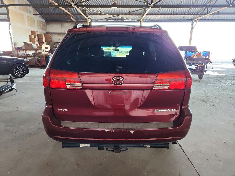 2004 Toyota Sienna მანქანა იყიდება აუქციონზე, vin: 5TDZA23CX4S197123, აუქციონის ნომერი: 64251786