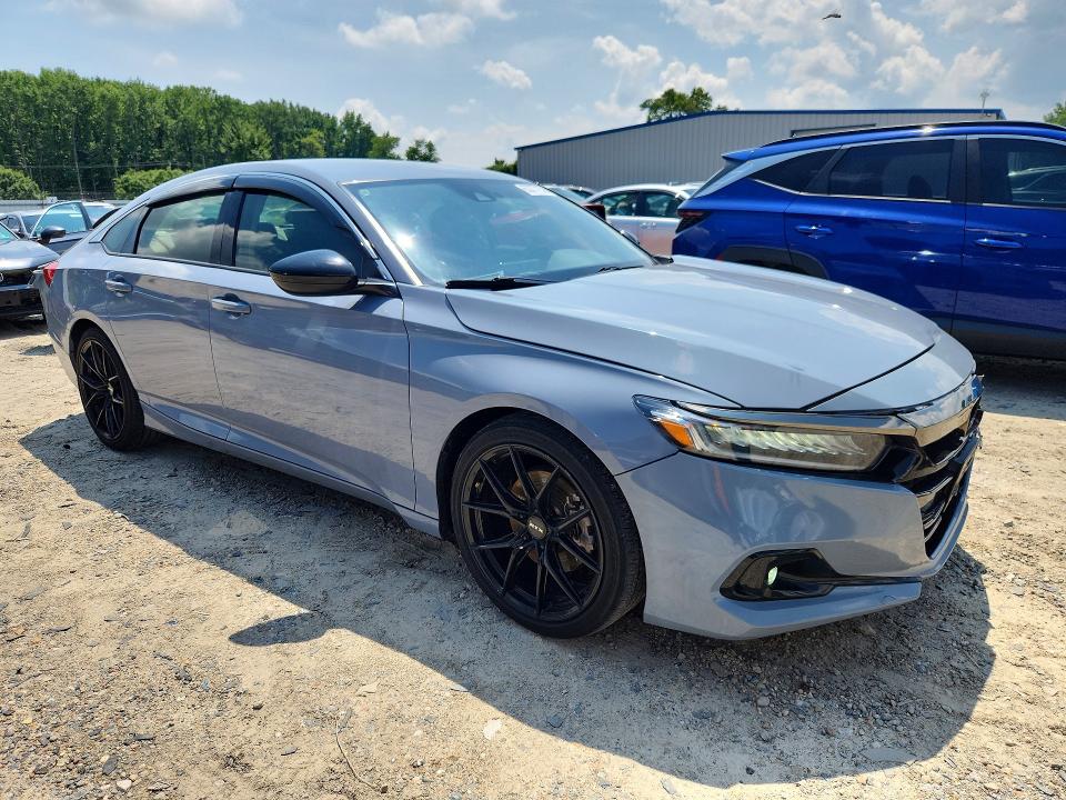 63377256 :رقم المزاد ، 1HGCV1F40MA007644 vin ، 2021 Honda Accord مزاد بيع
