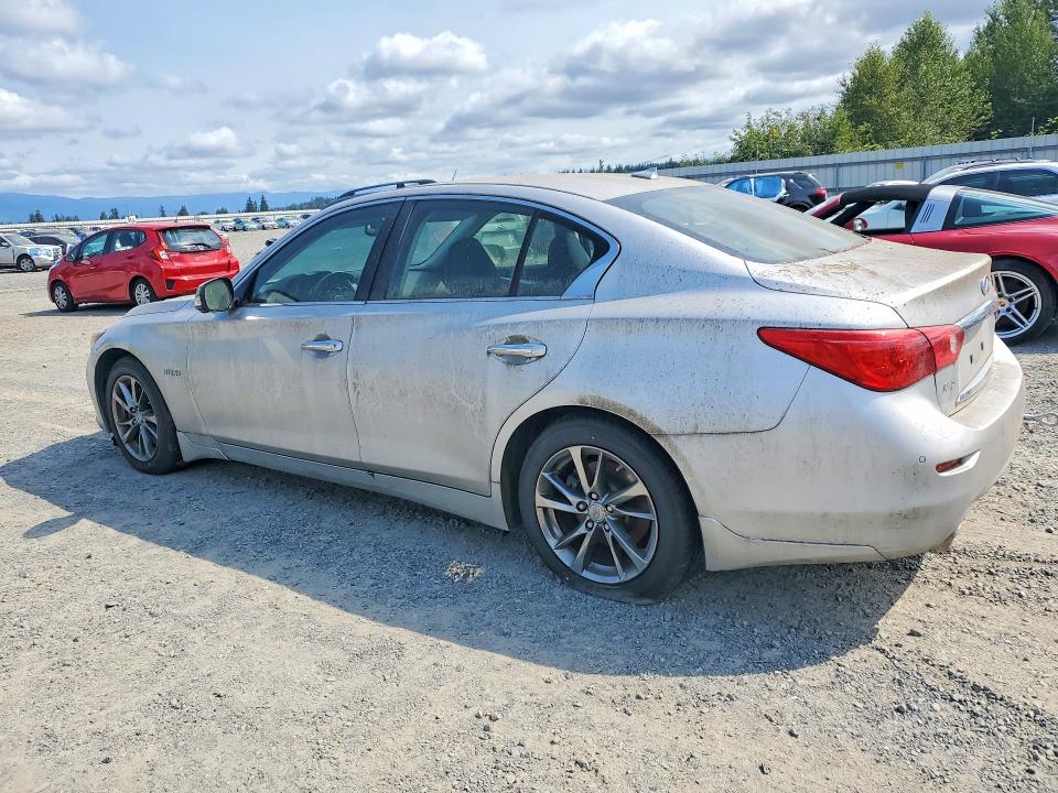 65155526 :رقم المزاد ، JN1AV7AR9EM702199 vin ، 2014 Infiniti Q50 Hybrid مزاد بيع