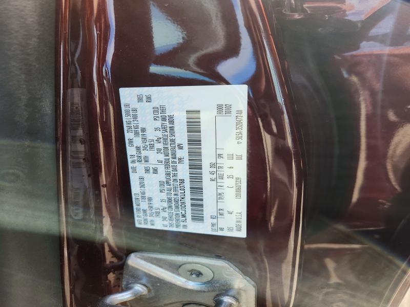 2019 Lincoln Mkc მანქანა იყიდება აუქციონზე, vin: 5LMCJ3D97KUL03768, აუქციონის ნომერი: 65623706