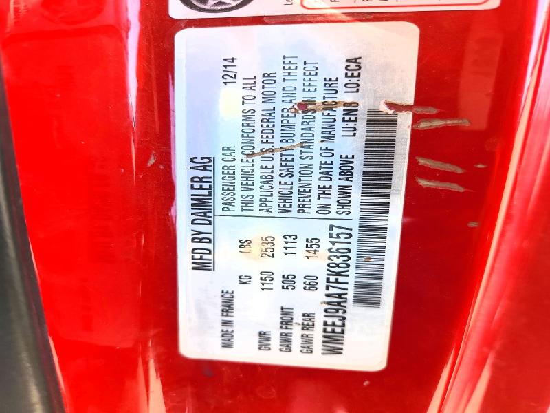 Aukcja sprzedaży 2015 Smart Fortwo, vin: WMEEJ9AA7FK836157, numer aukcji: 64696566
