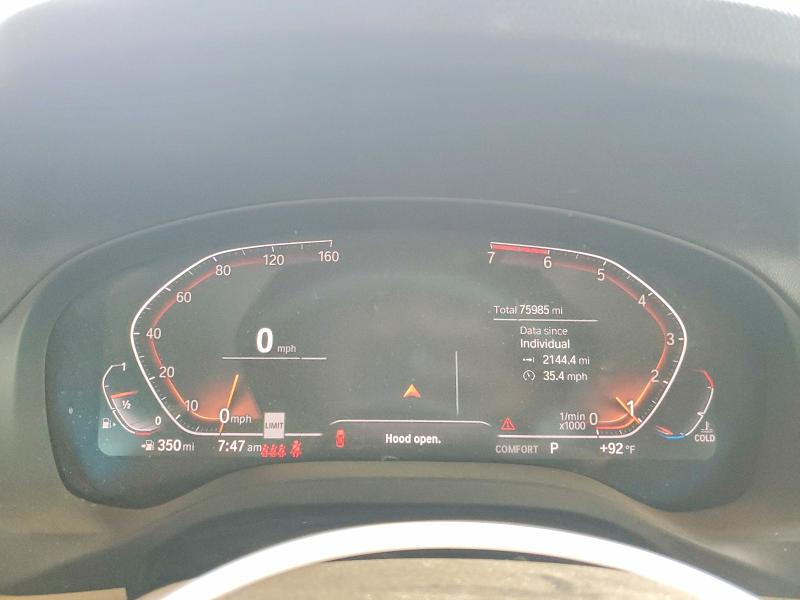 63765126 :رقم المزاد ، 5UXTY3C04L9B12434 vin ، 2020 Bmw X3 مزاد بيع