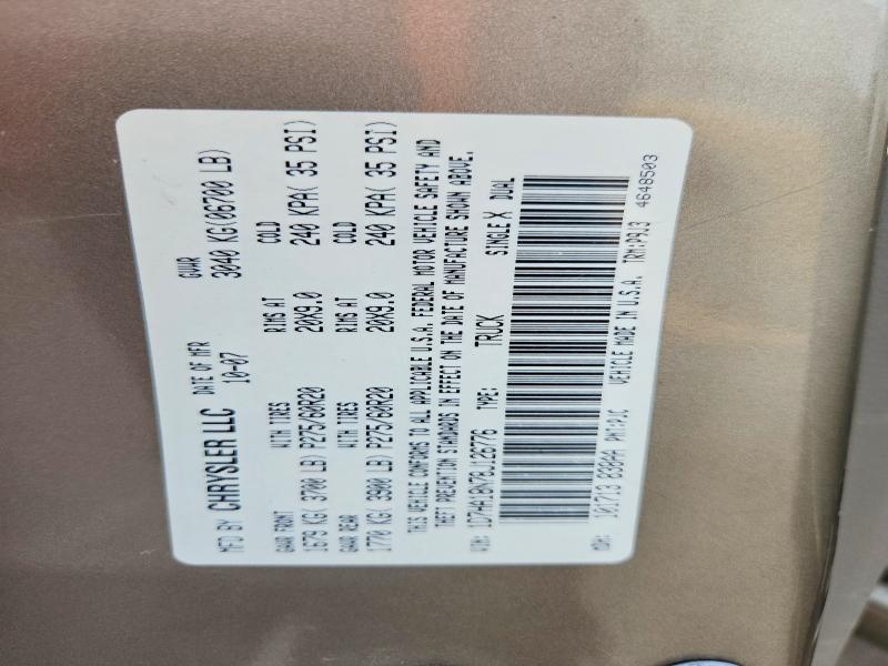 Продаж на аукціоні авто 2008 Dodge Ram 1500, vin: 1D7HA18N78J126776, номер лоту: 63451306