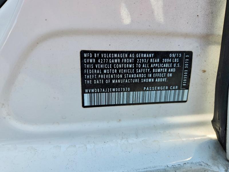 Продажа на аукционе авто 2014 Volkswagen Golf, vin: WVWDB7AJ2EW007970, номер лота: 64975676