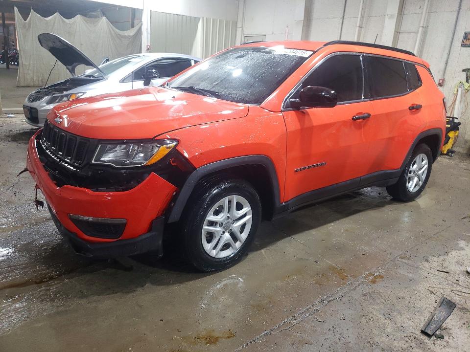 2019 Jeep Compass მანქანა იყიდება აუქციონზე, vin: 3C4NJCAB5KT685851, აუქციონის ნომერი: 64204616