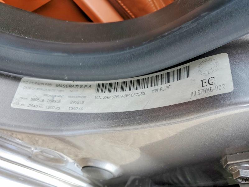 Продажа на аукционе авто 2014 Maserati Ghibli, vin: ZAM57RTA3E1087383, номер лота: 64630626