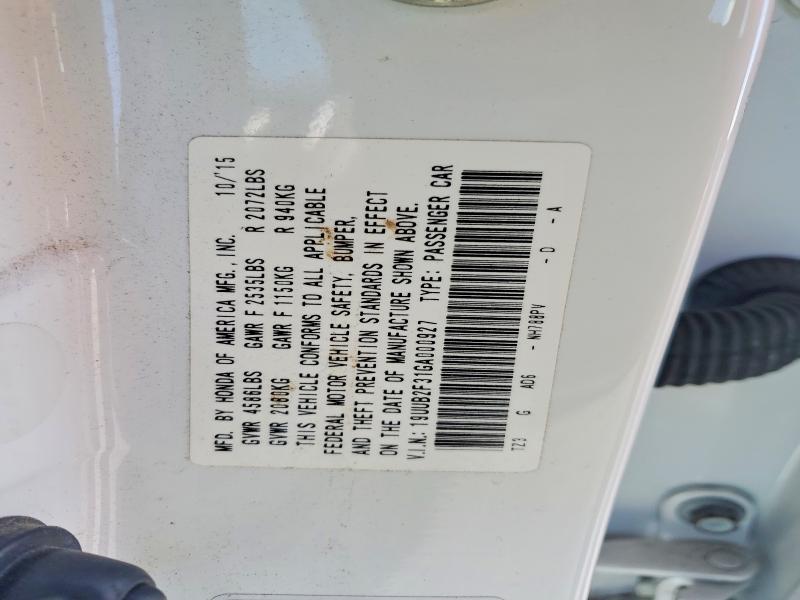 2016 Acura Tlx მანქანა იყიდება აუქციონზე, vin: 19UUB2F31GA000927, აუქციონის ნომერი: 64598076