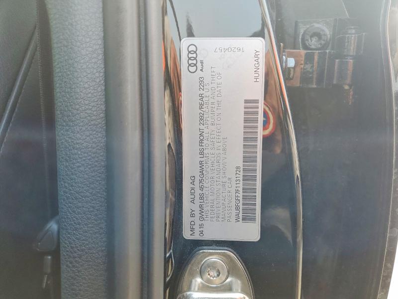 2015 Audi A3 მანქანა იყიდება აუქციონზე, vin: WAUBFGFF7F1131728, აუქციონის ნომერი: 64088556