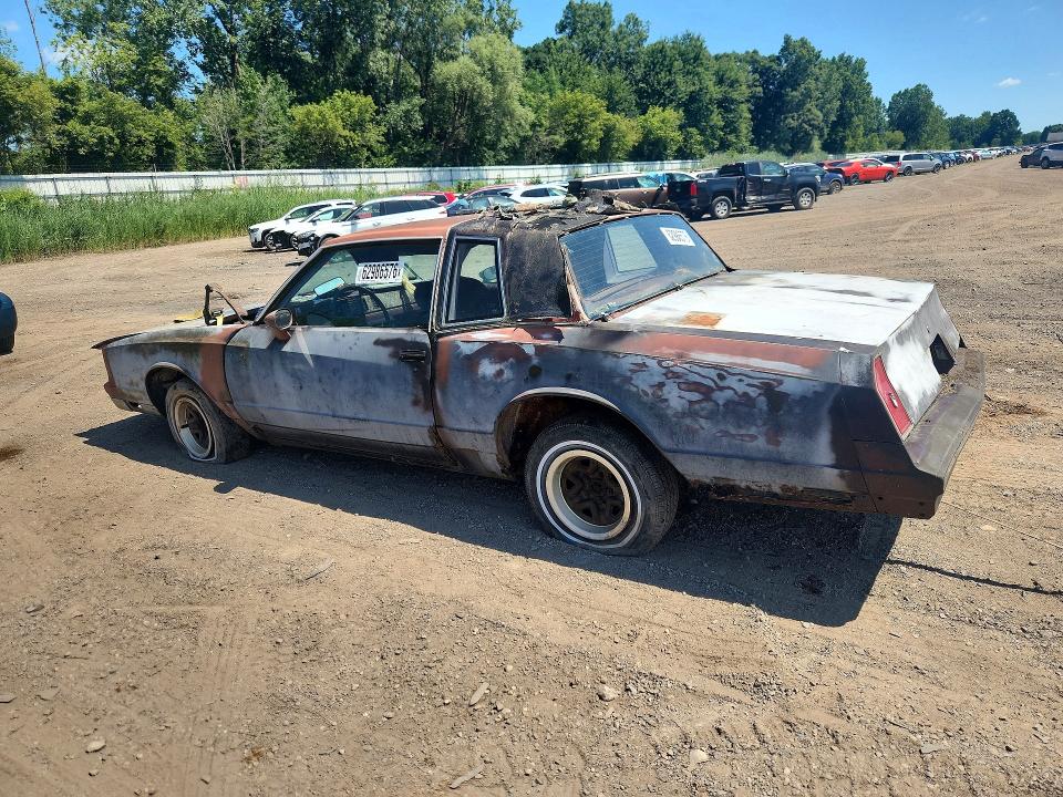 Aukcja sprzedaży 1981 Chevrolet Monte Carlo, vin: 1G1AZ37K8BK510051, numer aukcji: 62986576