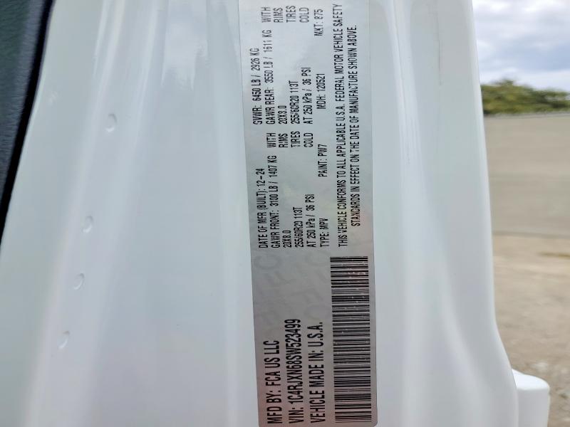 Продаж на аукціоні авто 2025 Jeep Wrangler, vin: 1C4RJXN68SW523499, номер лоту: 64505016