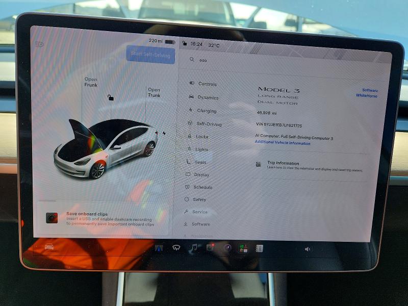 Aukcja sprzedaży 2020 Tesla Model 3, vin: 5YJ3E1EB7LF621725, numer aukcji: 66131926