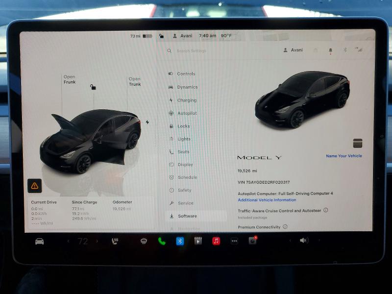 Продаж на аукціоні авто 2024 Tesla Model Y, vin: 7SAYGDED2RF020317, номер лоту: 64403346