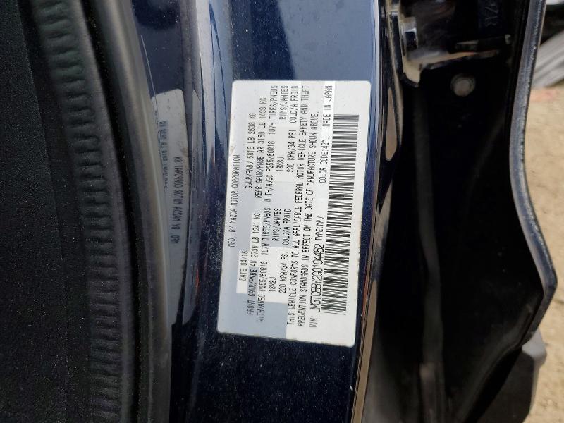 Продажа на аукционе авто 2016 Mazda Cx-9, vin: JM3TCBBY2G0104462, номер лота: 66444626