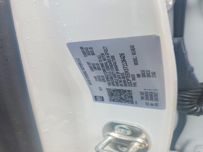 Aukcja sprzedaży 2026 Chevrolet Colorado, vin: 1GCPTEEK5T1136426, numer aukcji: 63892946