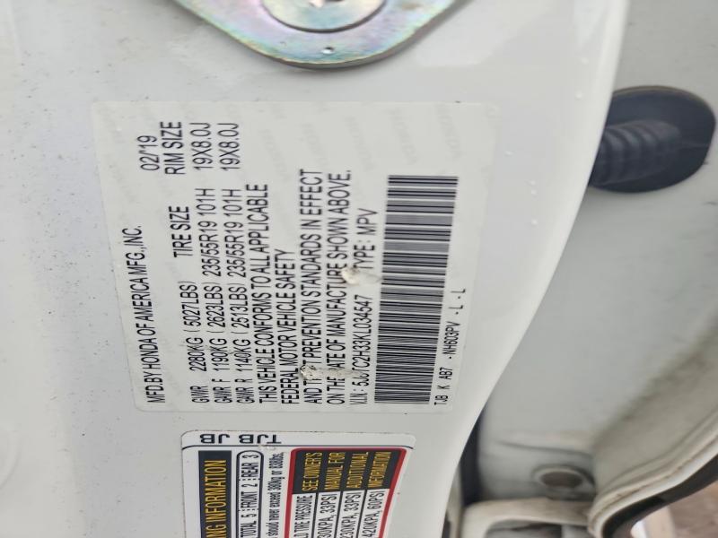 2019 Acura Rdx მანქანა იყიდება აუქციონზე, vin: 5J8TC2H33KL034547, აუქციონის ნომერი: 66454696