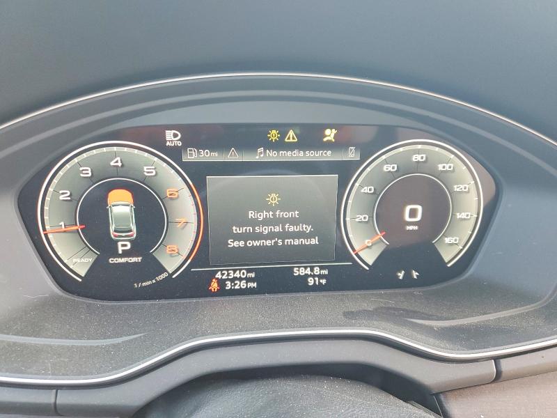 2022 Audi Q5 მანქანა იყიდება აუქციონზე, vin: WA1BBAFY9N2085366, აუქციონის ნომერი: 66071166