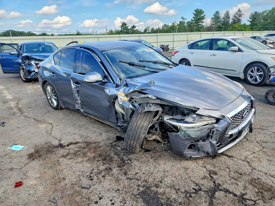 2018 Infiniti Q50 მანქანა იყიდება აუქციონზე, vin: JN1EV7AR9JM444343, აუქციონის ნომერი: 64481416