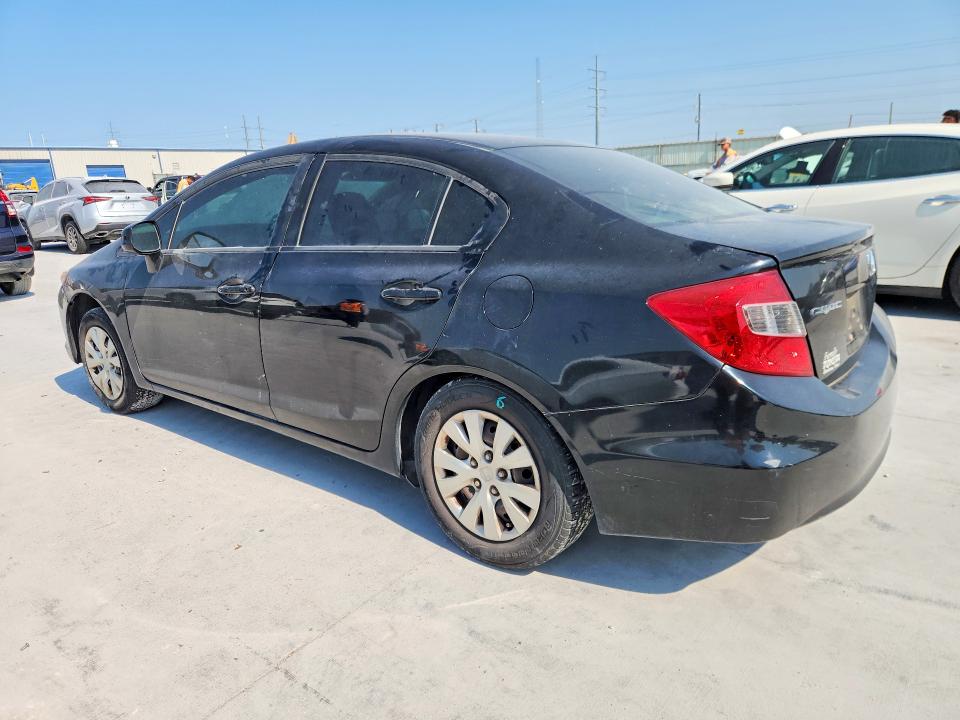 2012 Honda Civic მანქანა იყიდება აუქციონზე, vin: 19XFB2F52CE369828, აუქციონის ნომერი: 62754966