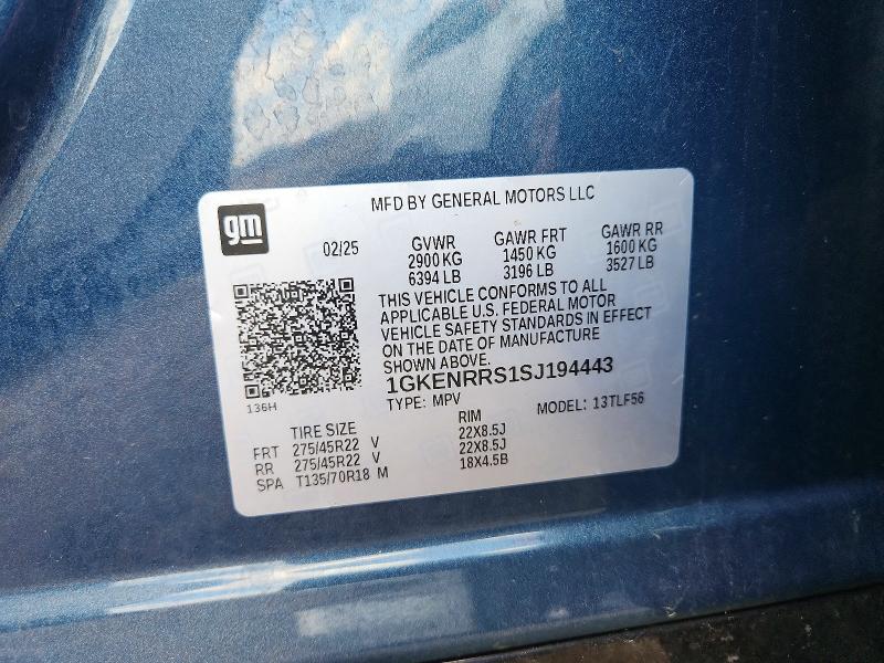Продаж на аукціоні авто 2025 Gmc Acadia, vin: 1GKENRRS1SJ194443, номер лоту: 63724996