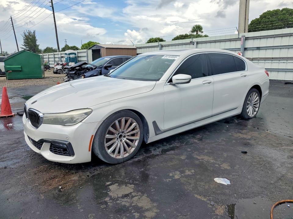 2016 Bmw 740 მანქანა იყიდება აუქციონზე, vin: WBA7E2C51GG547862, აუქციონის ნომერი: 64183566