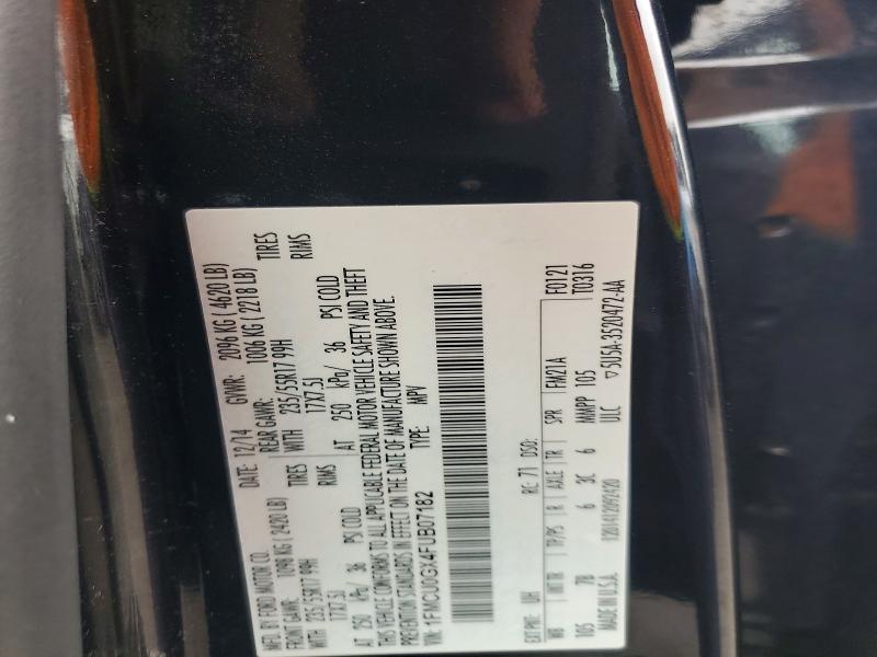 Продаж на аукціоні авто 2015 Ford Escape, vin: 1FMCU0GX4FUB07182, номер лоту: 65043356