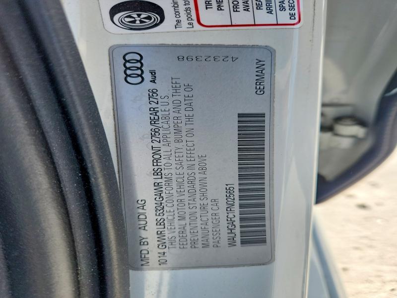 Aukcja sprzedaży 2015 Audi A6, vin: WAUHGAFC1FN025651, numer aukcji: 64066276