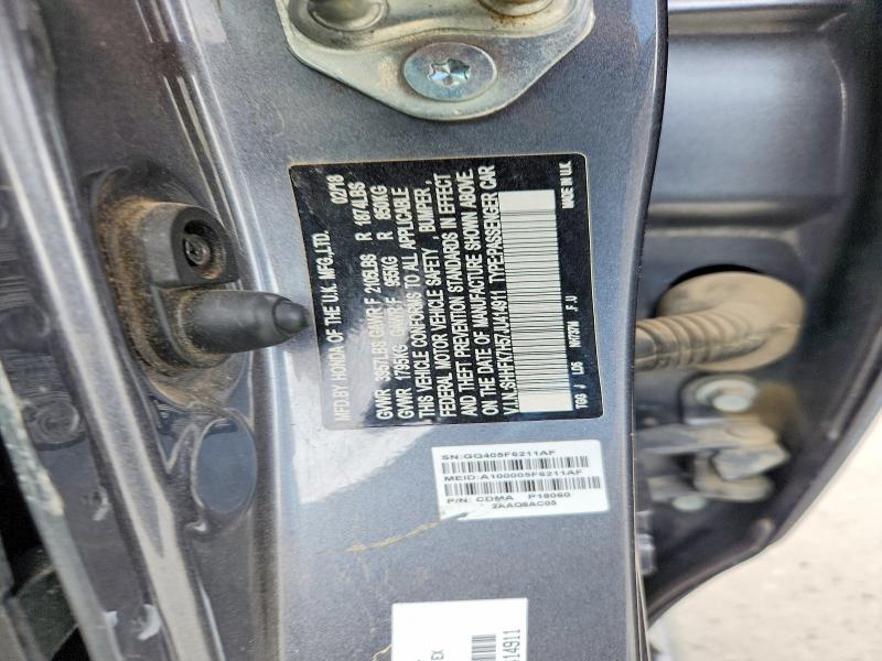 64700436 :رقم المزاد ، SHHFK7H57JU414911 vin ، 2018 Honda Civic مزاد بيع