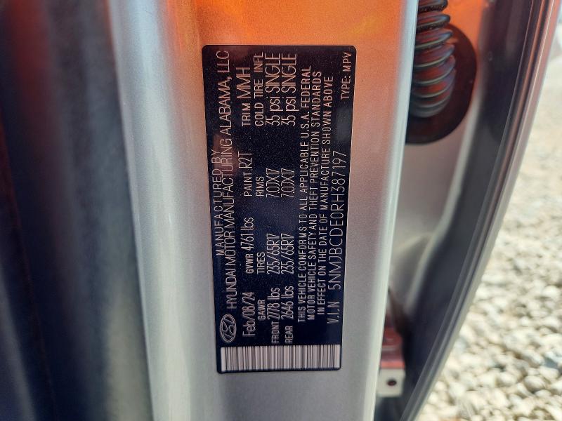 Продажа на аукционе авто 2024 Hyundai Tucson, vin: 5NMJBCDE0RH387197, номер лота: 67129246