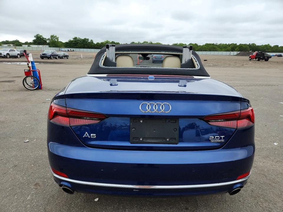 Продажа на аукционе авто 2018 Audi A5, vin: WAUYNGF54JN012802, номер лота: 63504726