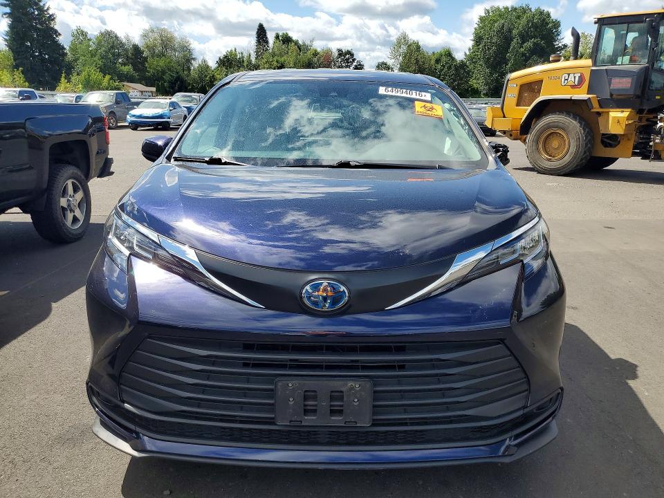 Продаж на аукціоні авто 2022 Toyota Sienna, vin: 5TDKSKFC9NS067684, номер лоту: 64994016