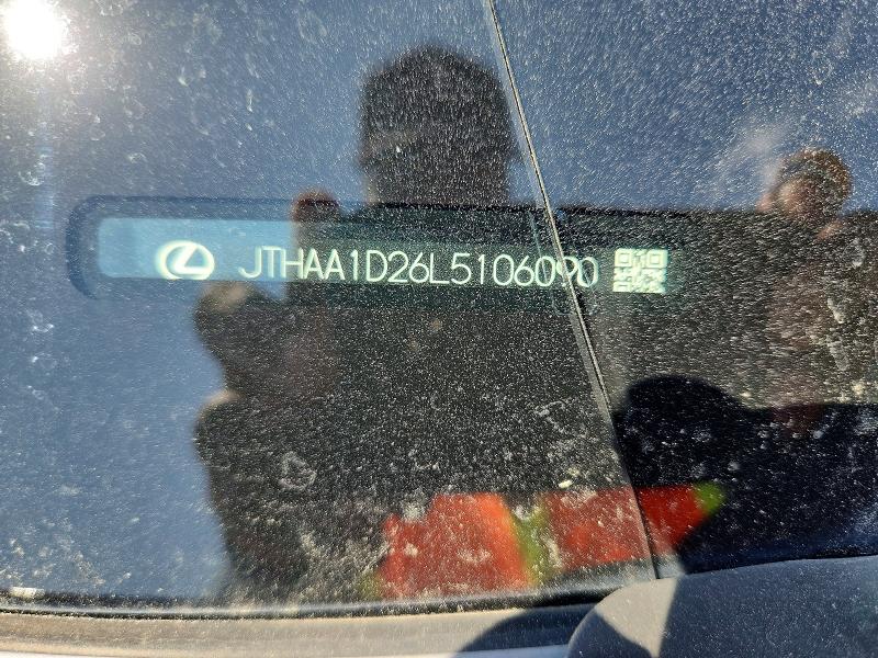 66020836 :رقم المزاد ، JTHAA1D26L5106090 vin ، 2020 Lexus Is مزاد بيع