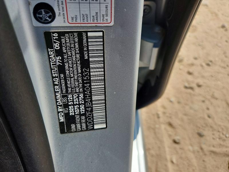 Aukcja sprzedaży 2017 Mercedes-benz E, vin: WDDZF4JB4HA041532, numer aukcji: 66273466