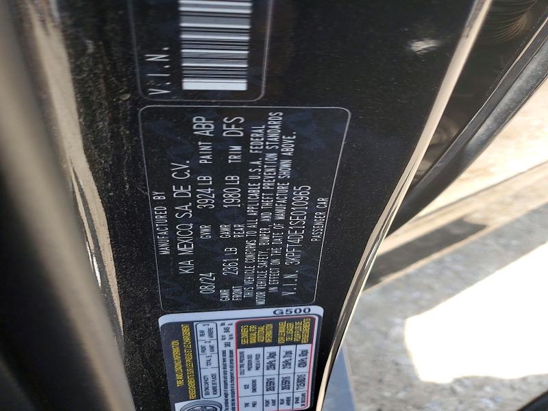 2025 Kia K4 მანქანა იყიდება აუქციონზე, vin: 3KPFT4DE1SE010965, აუქციონის ნომერი: 64269976