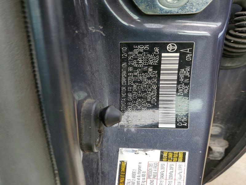 Продаж на аукціоні авто 2011 Toyota Prius, vin: JTDKN3DU4B1341374, номер лоту: 65271526