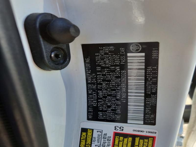 Продаж на аукціоні авто 2024 Toyota Camry, vin: 4T1K61AK6RU262328, номер лоту: 65915706