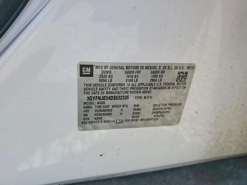 Продаж на аукціоні авто 2013 Cadillac Srx, vin: 3GYFNJE34DS632335, номер лоту: 63709276