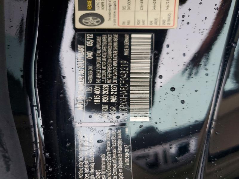 Продаж на аукціоні авто 2012 Mercedes-benz Slk, vin: WDDPK4HA8CF048219, номер лоту: 67065036
