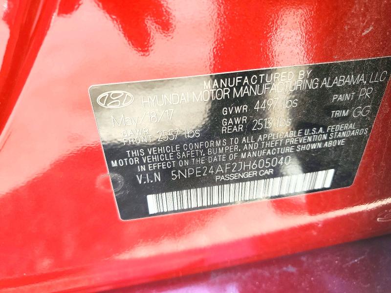 Продажа на аукционе авто 2018 Hyundai Sonata, vin: 5NPE24AF2JH605040, номер лота: 64449746