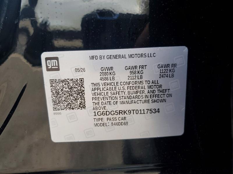 Aukcja sprzedaży 2026 Cadillac Ct4, vin: 1G6DG5RK9T0117534, numer aukcji: 66305476