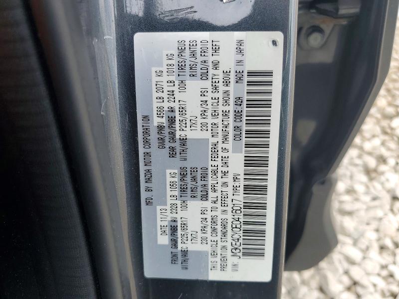 Aukcja sprzedaży 2014 Mazda Cx-5, vin: JM3KE4CY0E0416017, numer aukcji: 65313606