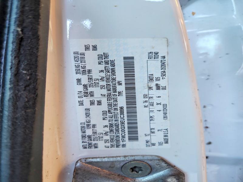 Продаж на аукціоні авто 2014 Ford Escape, vin: 1FMCU0GX9EUC38896, номер лоту: 64864536