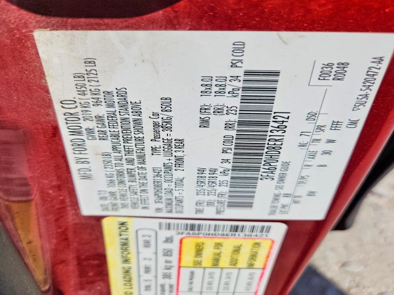 Продажа на аукционе авто 2014 Ford Fusion, vin: 3FA6P0HD8ER136421, номер лота: 66710356