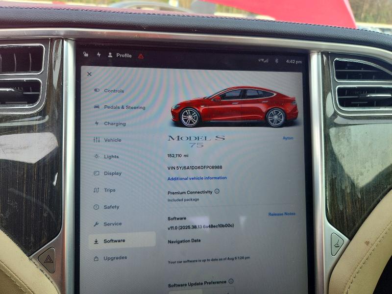 Aukcja sprzedaży 2013 Tesla Model S, vin: 5YJSA1DG6DFP08988, numer aukcji: 61721226