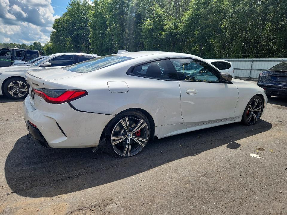 2021 Bmw M440xi მანქანა იყიდება აუქციონზე, vin: WBA13AR02MCF74463, აუქციონის ნომერი: 66766706