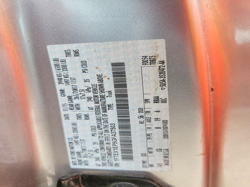 Aukcja sprzedaży 2016 Ford F150, vin: 1FTEX1EP5GFA37503, numer aukcji: 63386656